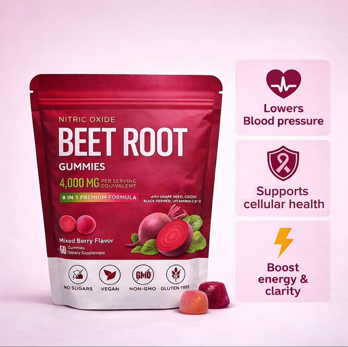 Nitric Oxide Beetroot Gummies